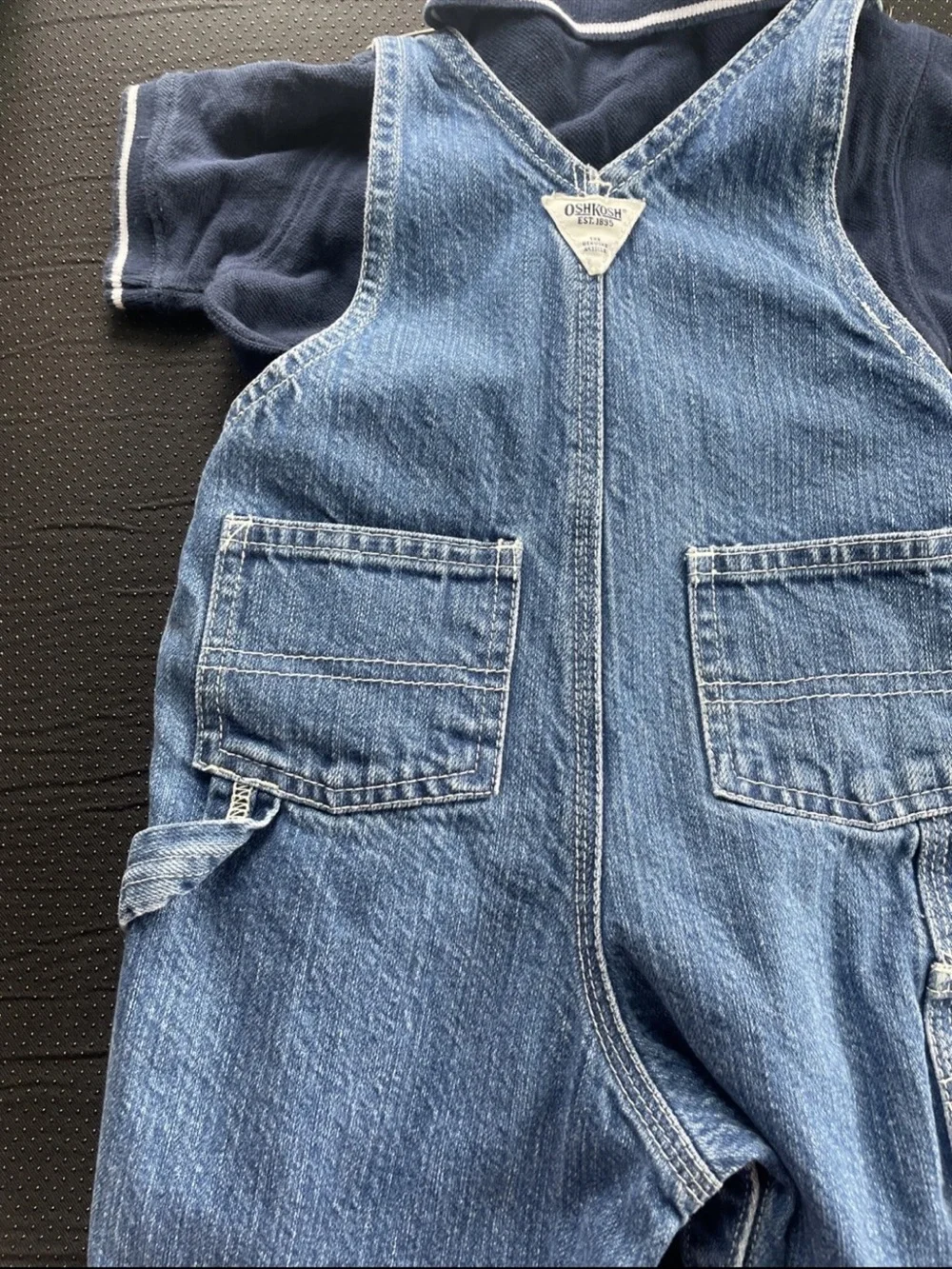 OshKosh B'gosh Blue Denim Overalls